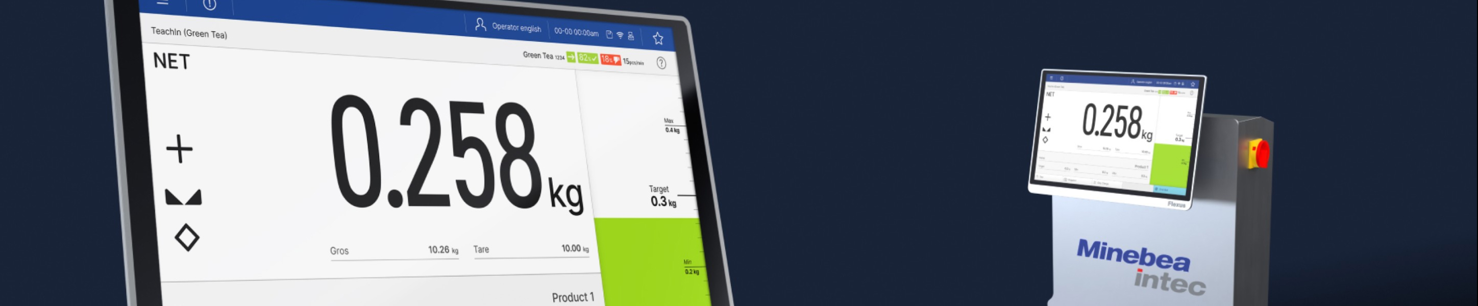 HMI banner di produzione